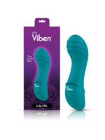 Viben Lalita Mini Pleasure Ridges G-Spot Vibe - Ocean