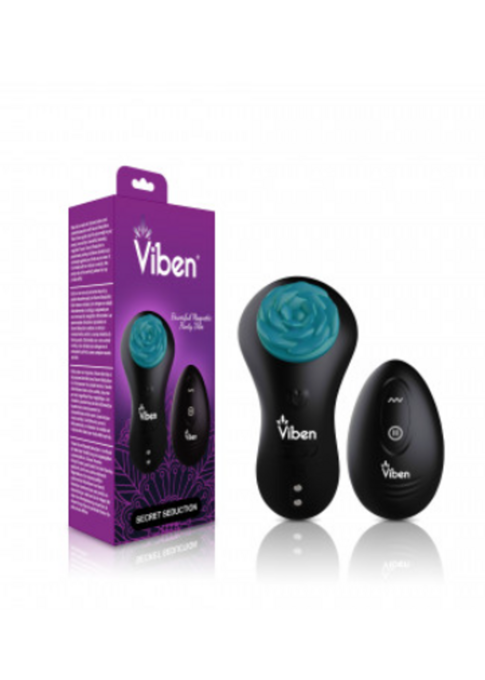Viben Secret Seduction Remote Panty Vibe - Black/ocean