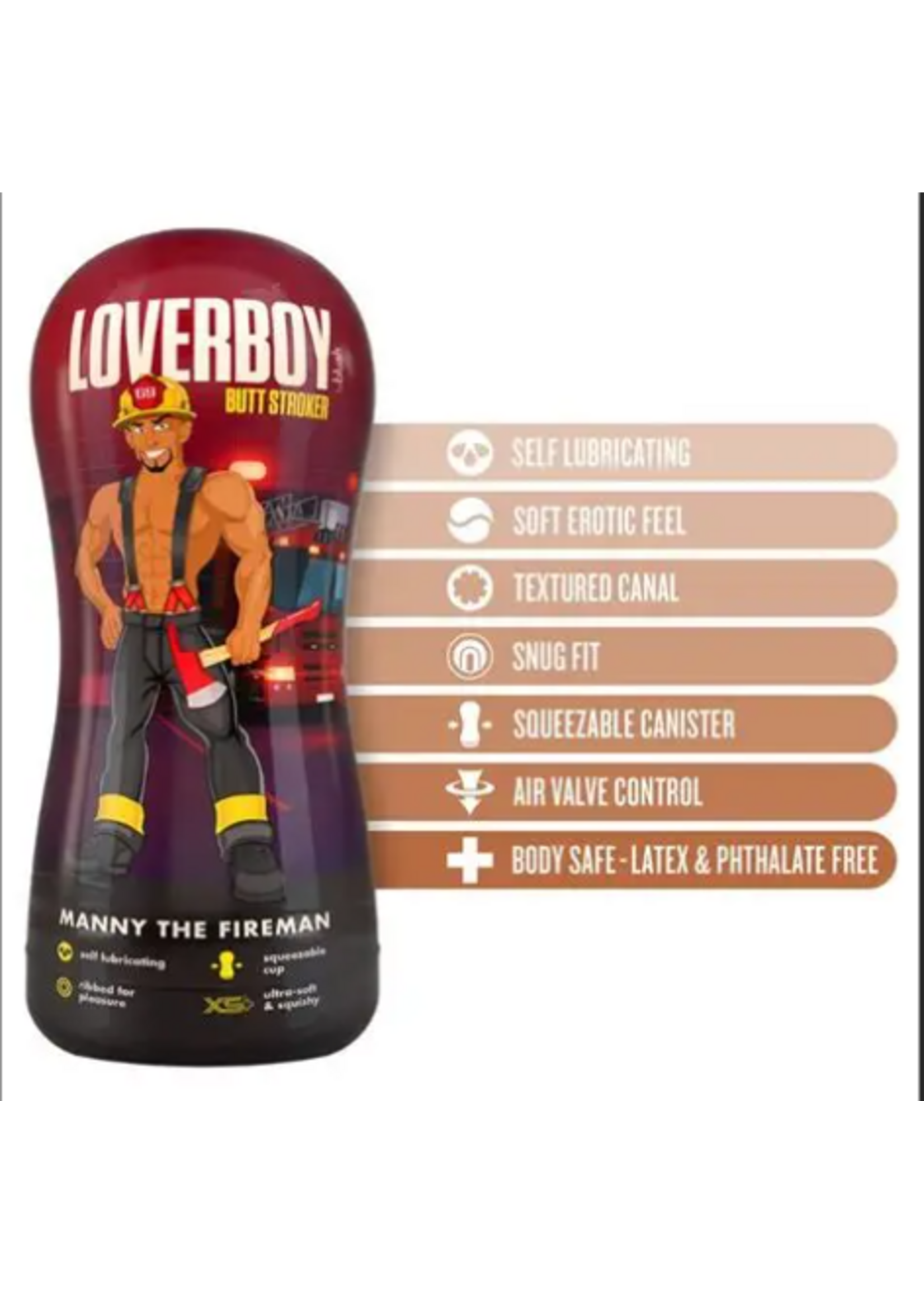 Blush Novelties Loverboy Manny the Fireman