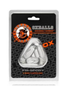 Oxballs Tri Sport 3 Ring Sling Atomic Jock - Clear