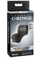 C Ringz Fantasy C-Ringz Mr. Big Cock Ring & Ball Stretcher - Black