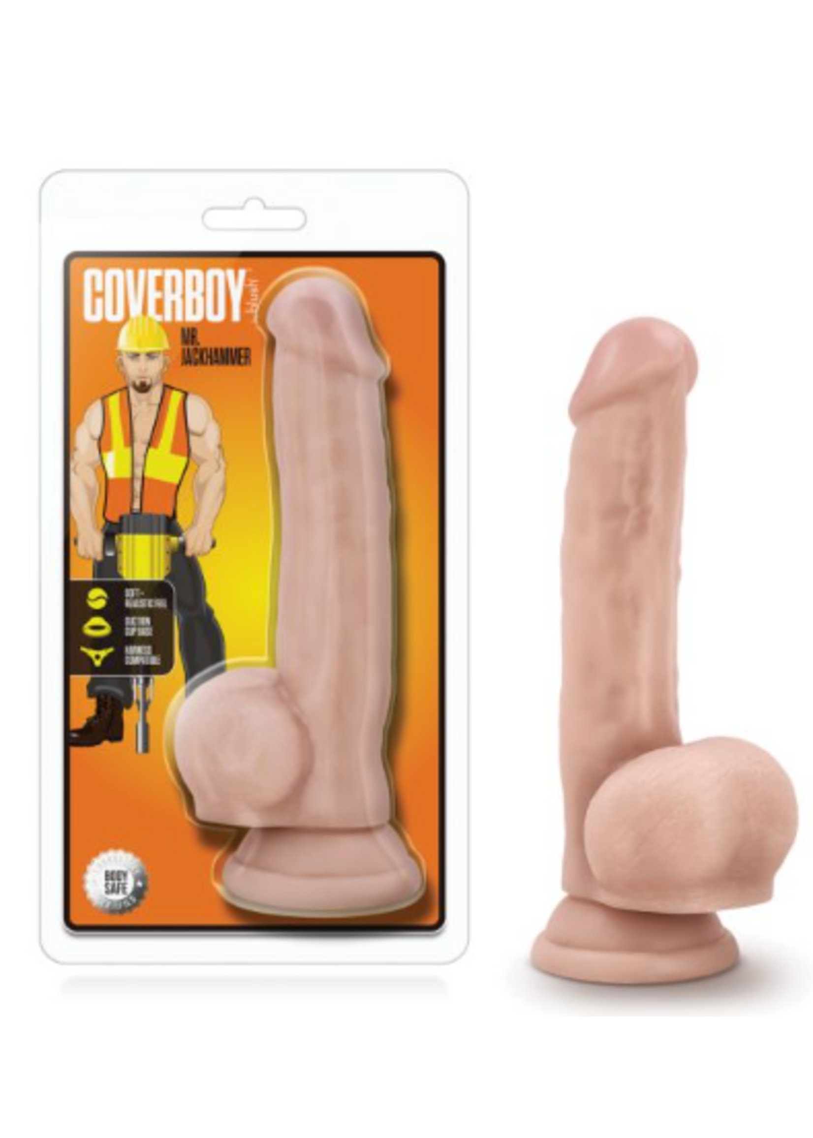 Blush Novelties Blush Coverboy Mr. Jackhammer - Flesh
