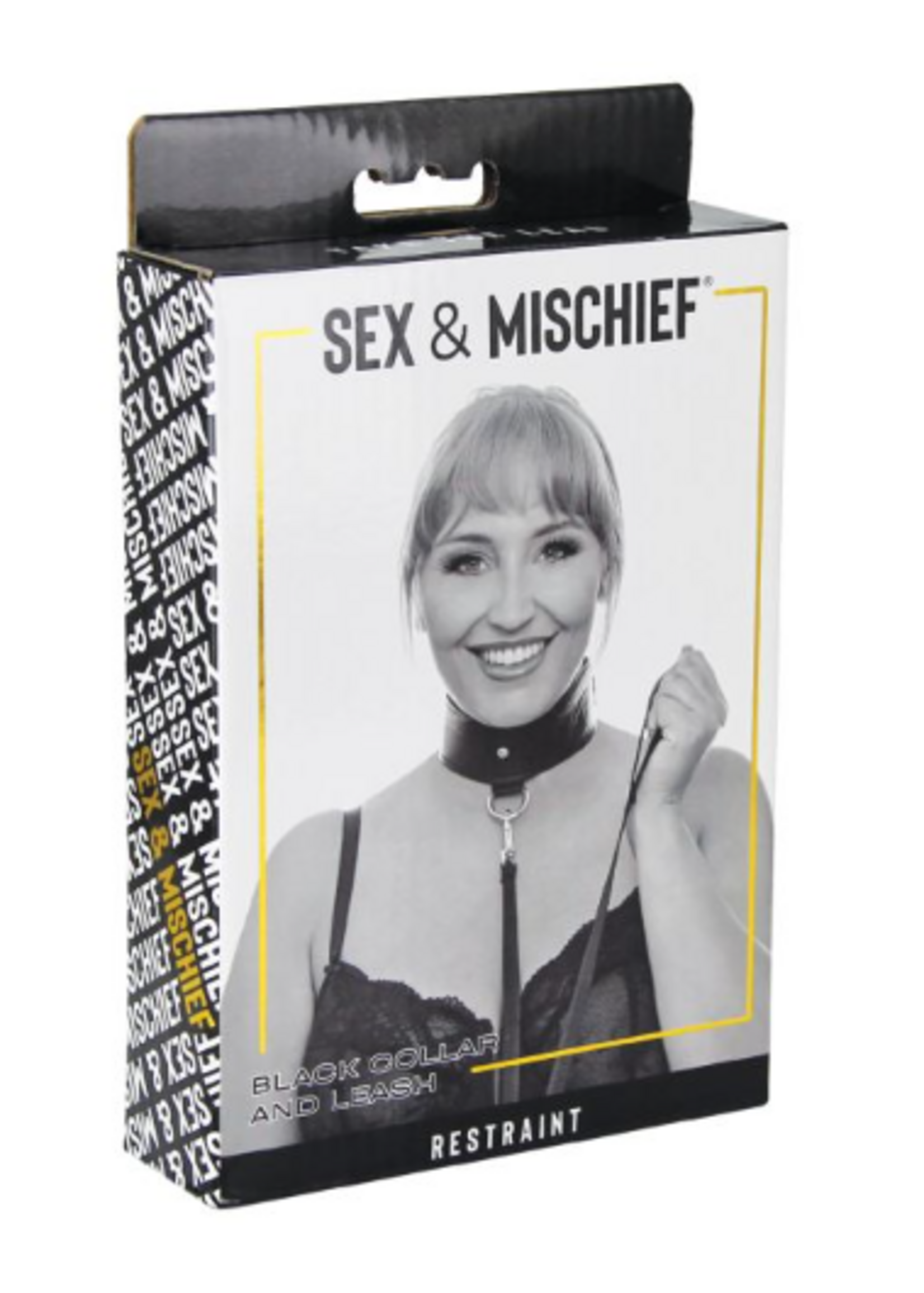 Sex & Mischief Sex & Mischief Leash & Collar - Black