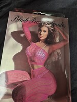 Black Pearl Black Pearl 2 pc Hot Pink  Top and Lef - Pink