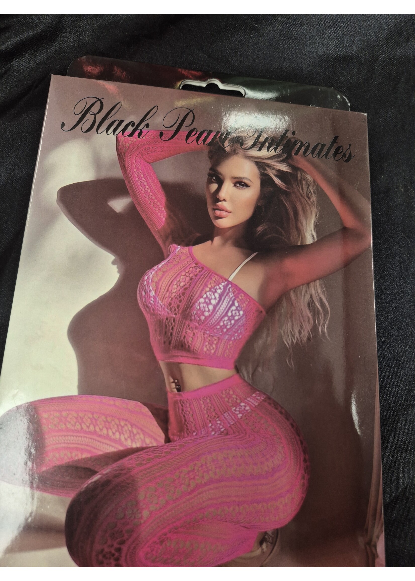 Black Pearl Black Pearl 2 pc Hot Pink  Top and Lef - Pink