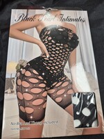 Black Pearl Black Pearl - Strapless Romper with Rhinestones - Black