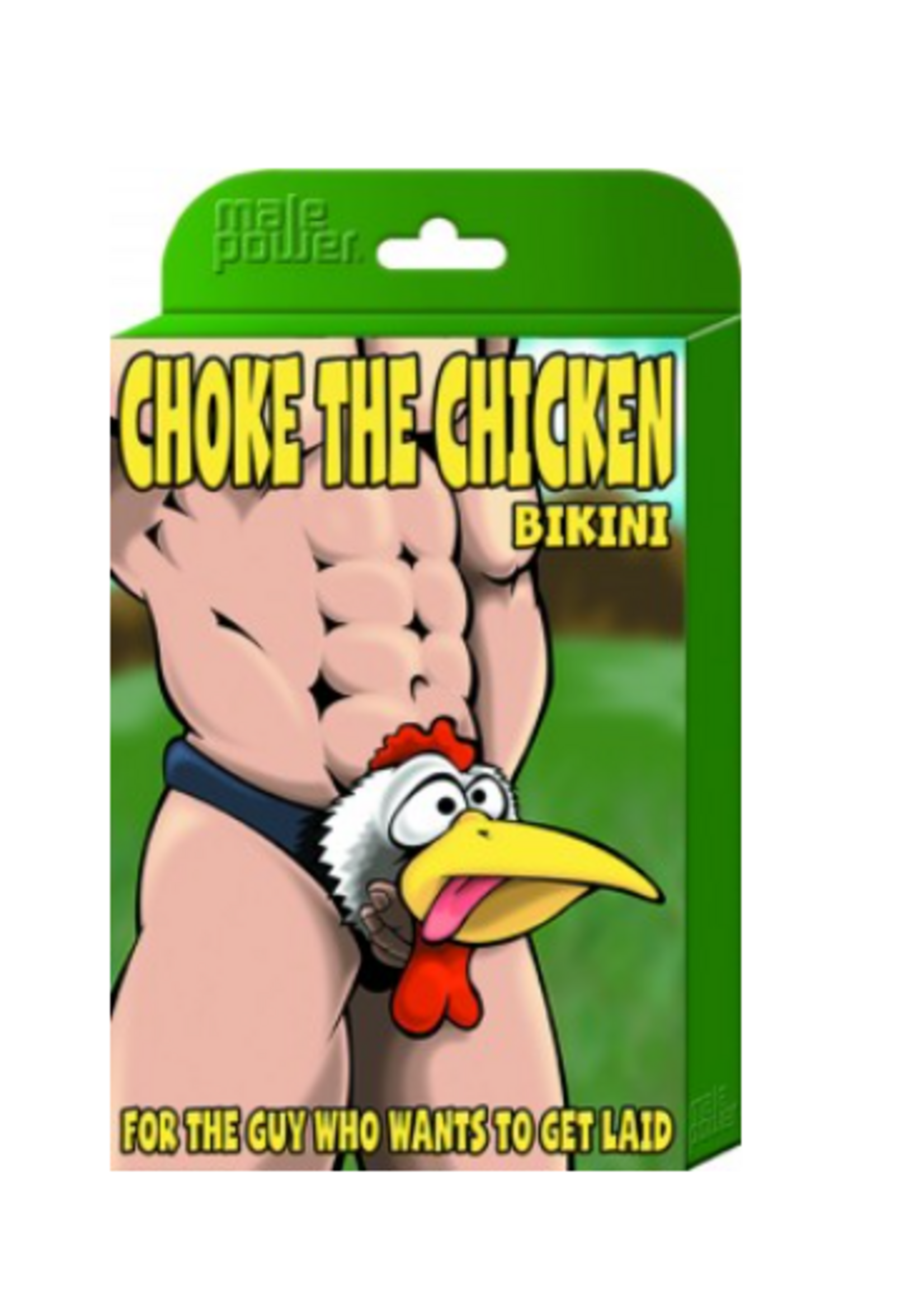 Male Power Choke the Chicken Bikini - One Size - Black