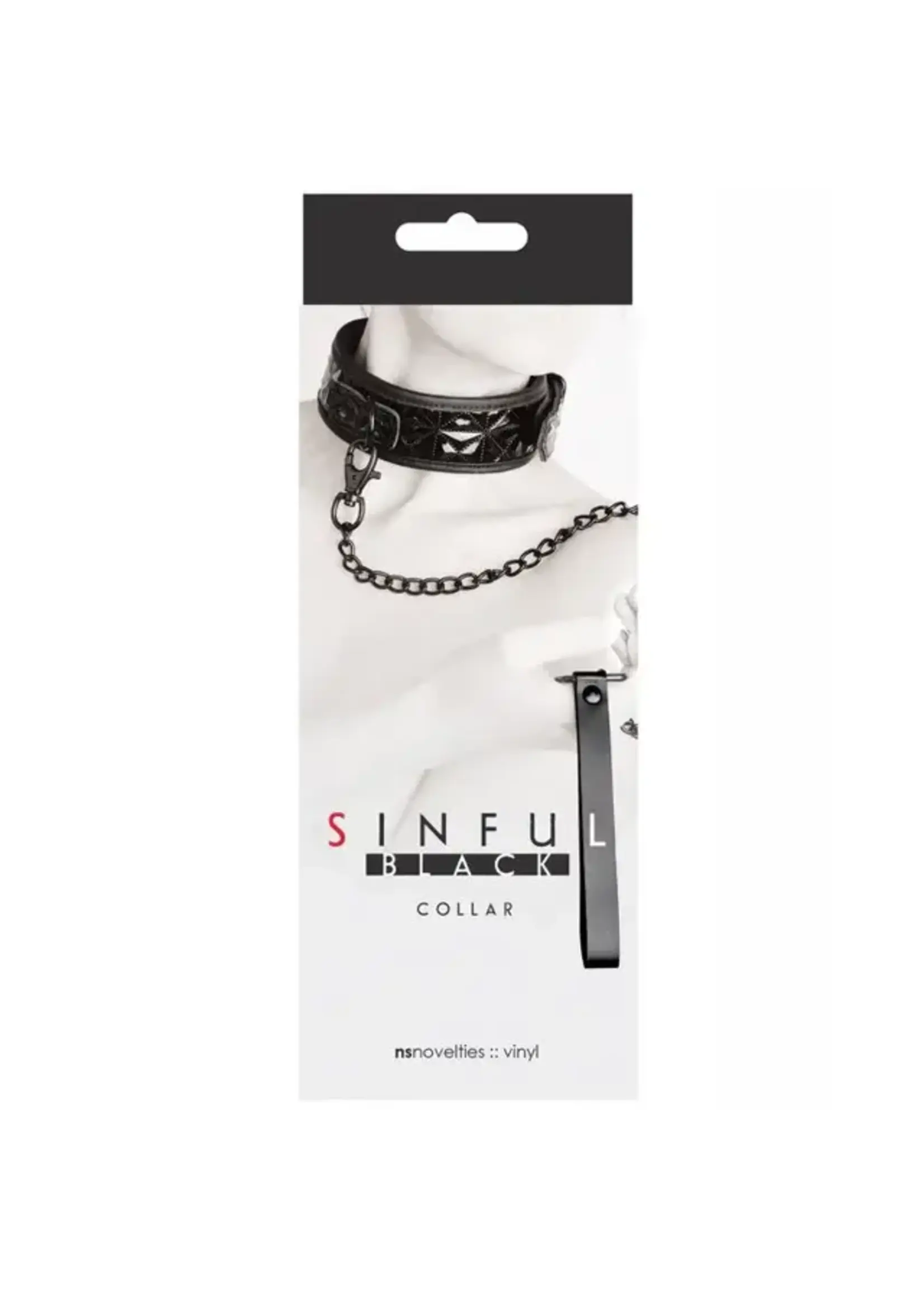 Sinful Sinful Collar - Black