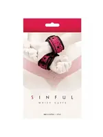Sinful Sinful Wrist Cuffs - Pink
