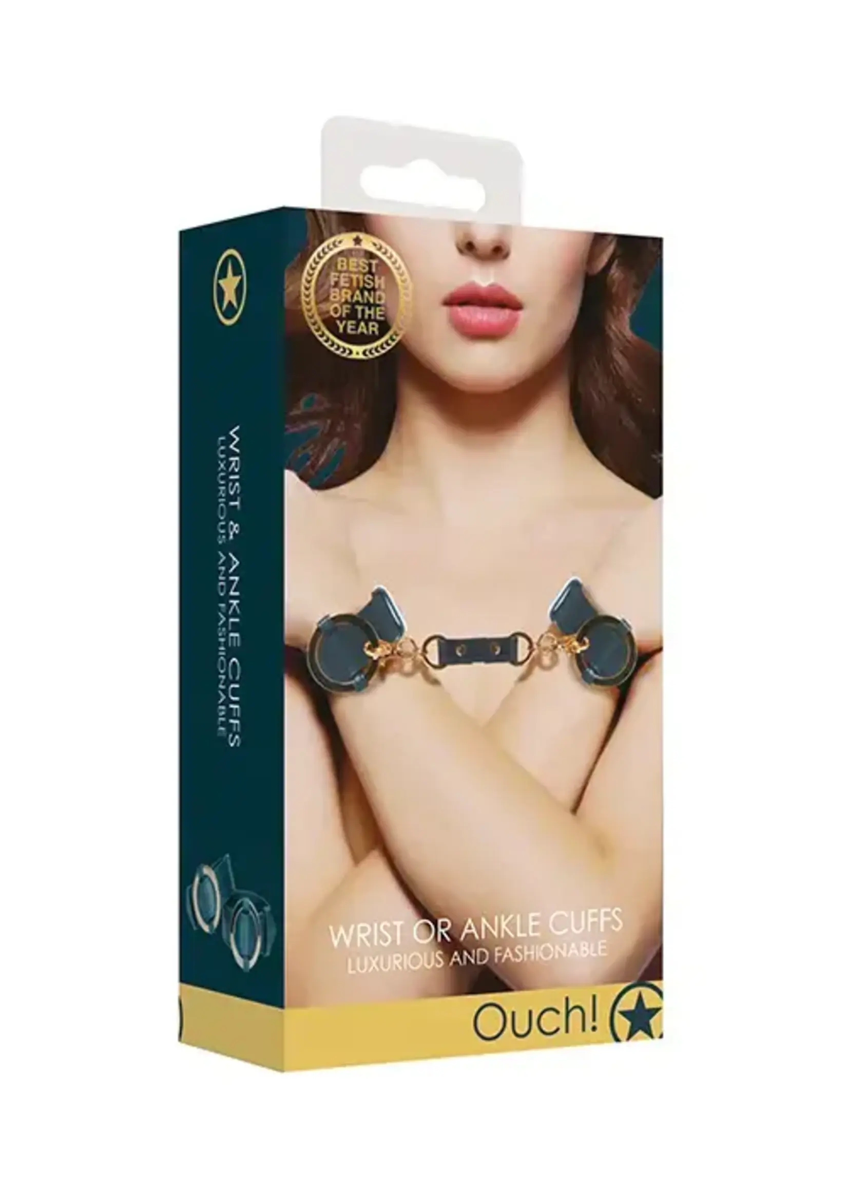 ouch Bondage Shots Ouch Halo Wrist or Ankle Cuffs - Green