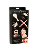 Master Series Pink Kitty Bondage Set - White/pink