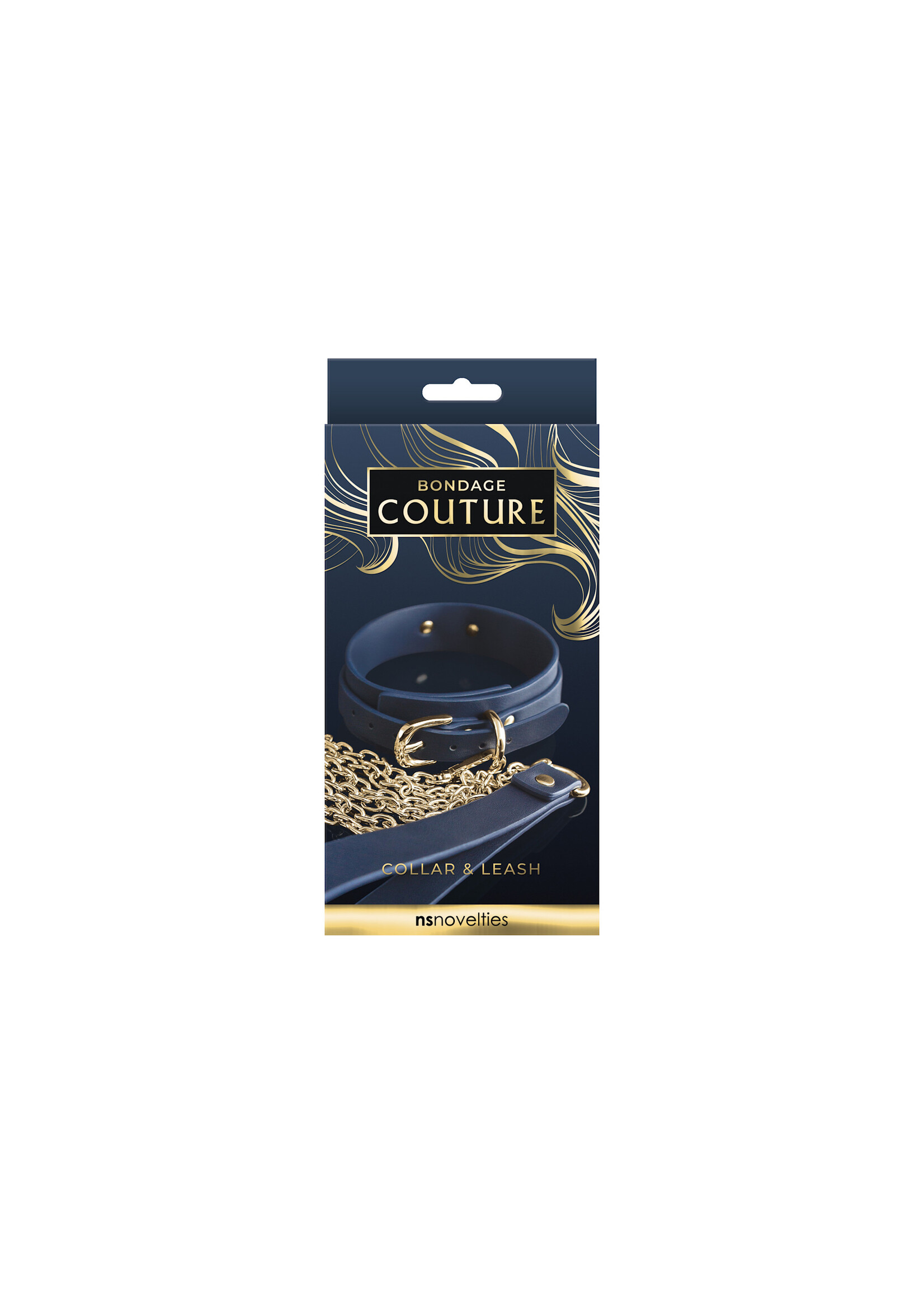 Bondage Couture Bondage Couture - Collar and Leash - Blue