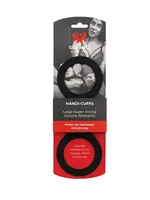 Sei Mio Sei Mio Handi Cuffs Super Strong Silicone Restraints - Large, Black