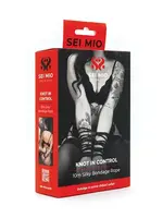 Sei Mio Sei Mio Knot in Control 10 m Silky Bondage Rope - Black