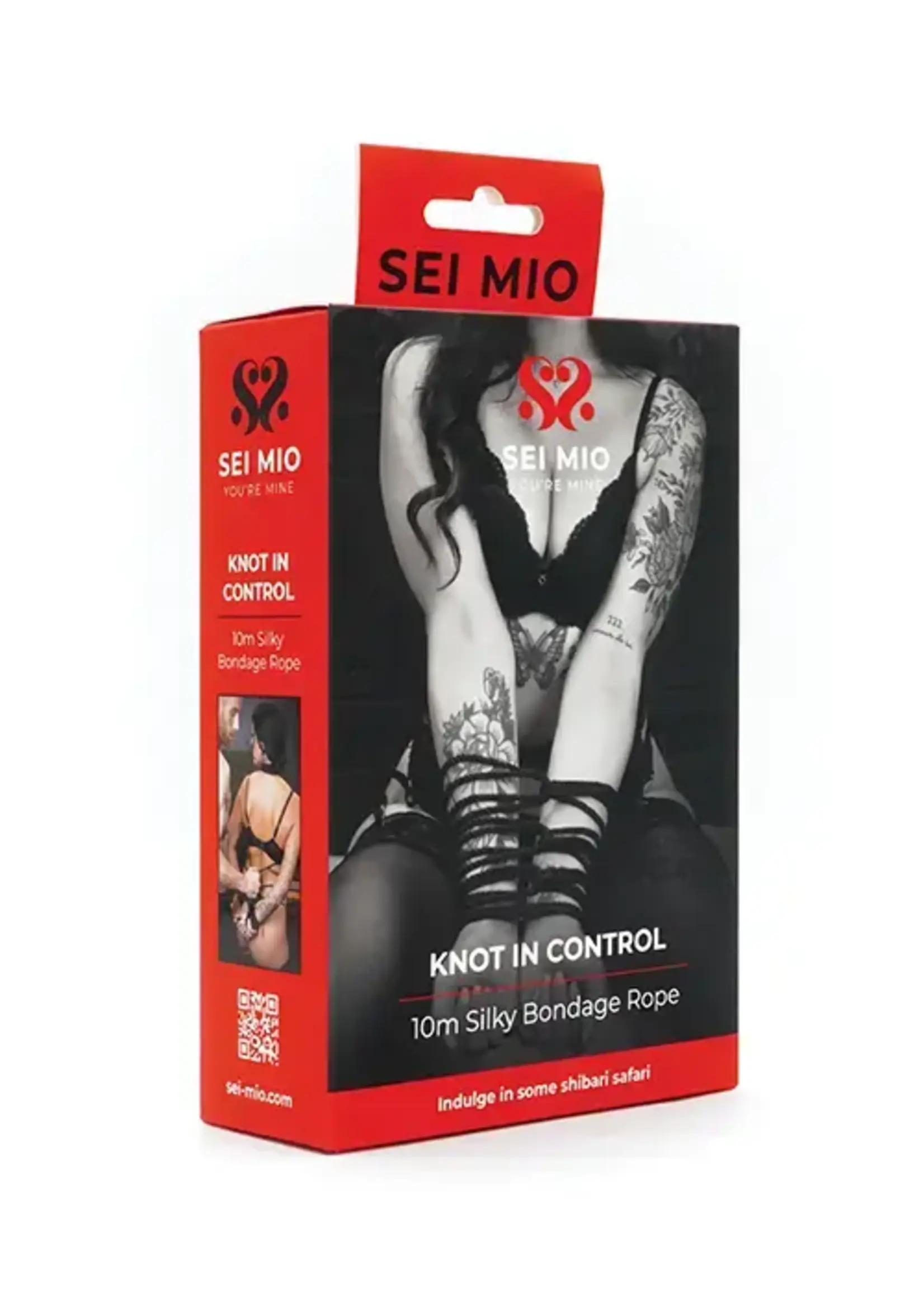 Sei Mio Sei Mio Knot in Control 10 m Silky Bondage Rope - Black