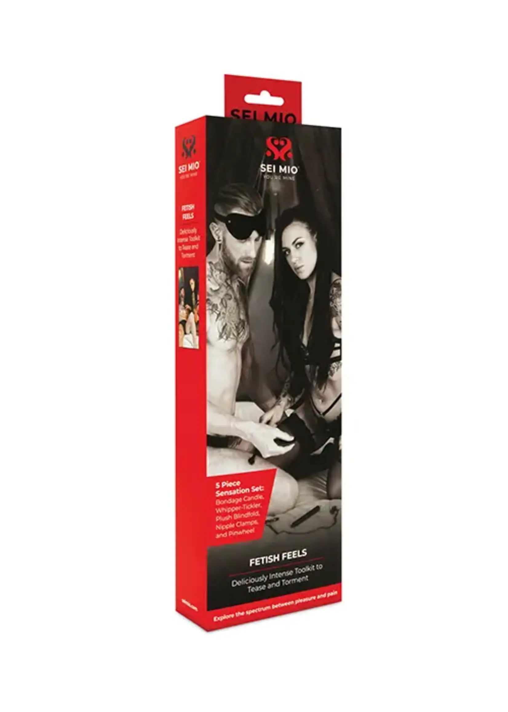 Sei Mio Sei Mio Fetish Feels Sensuous 5 pc Sensation Kinky Kit