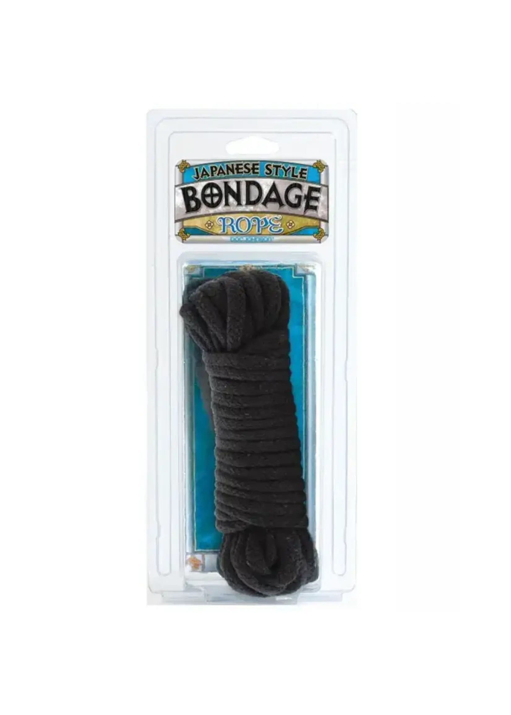 Doc Johnson Japanese Style Bondage Cotton Rope - Black