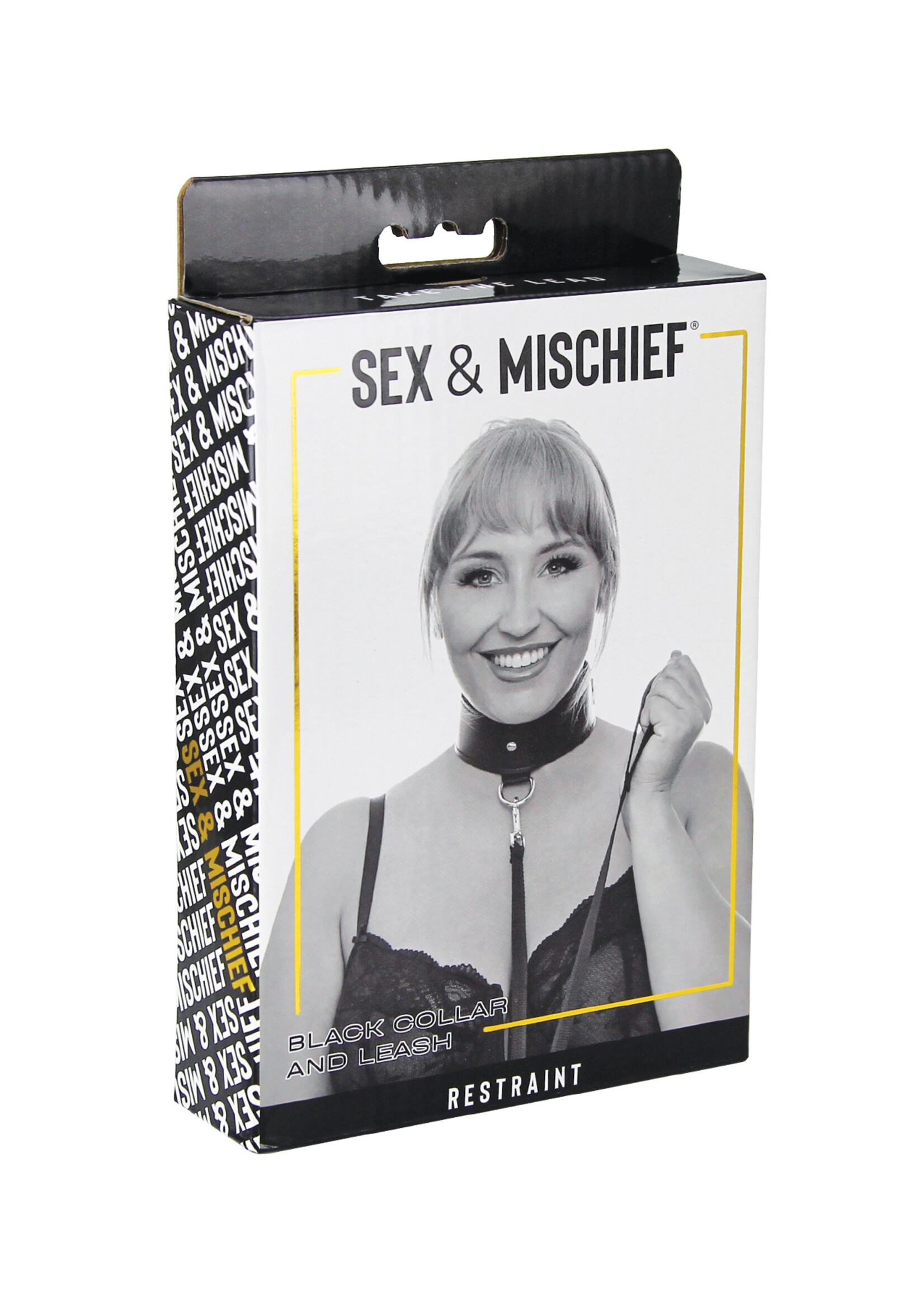 Sex & Mischief Sex & Mischief Leash & Collar - Black