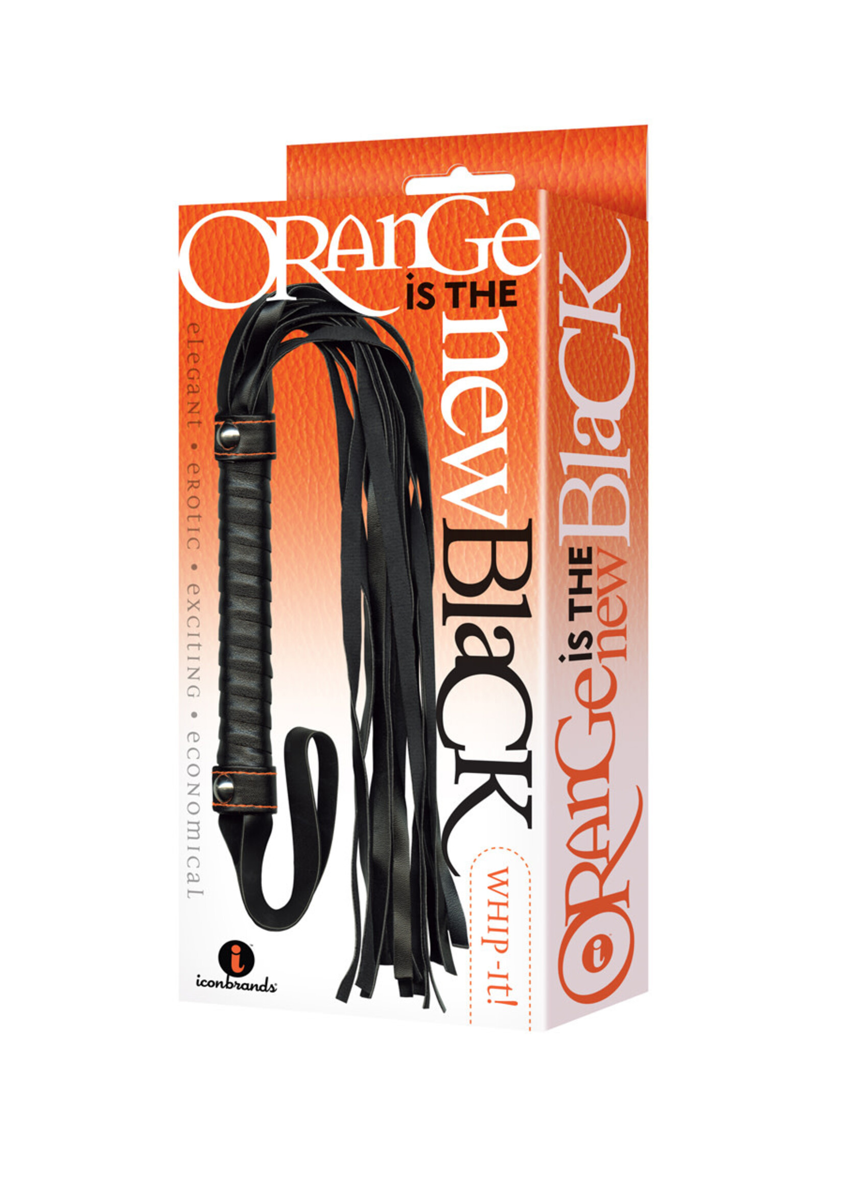 Icon Brands Orange Is the New Black Whip It - Black
