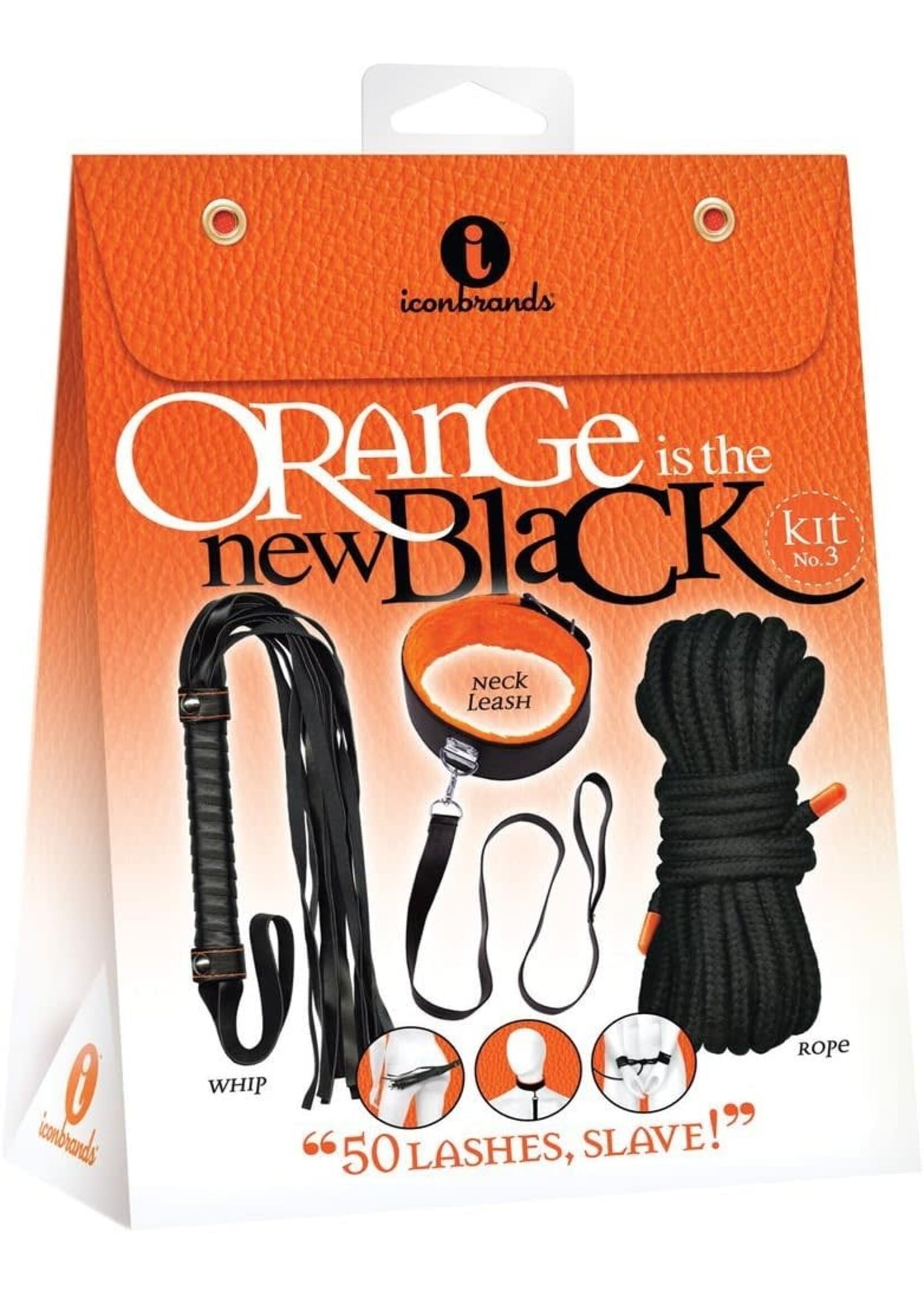Icon Brands Orange Is The New Black "50 Lashes, Slave" Kit