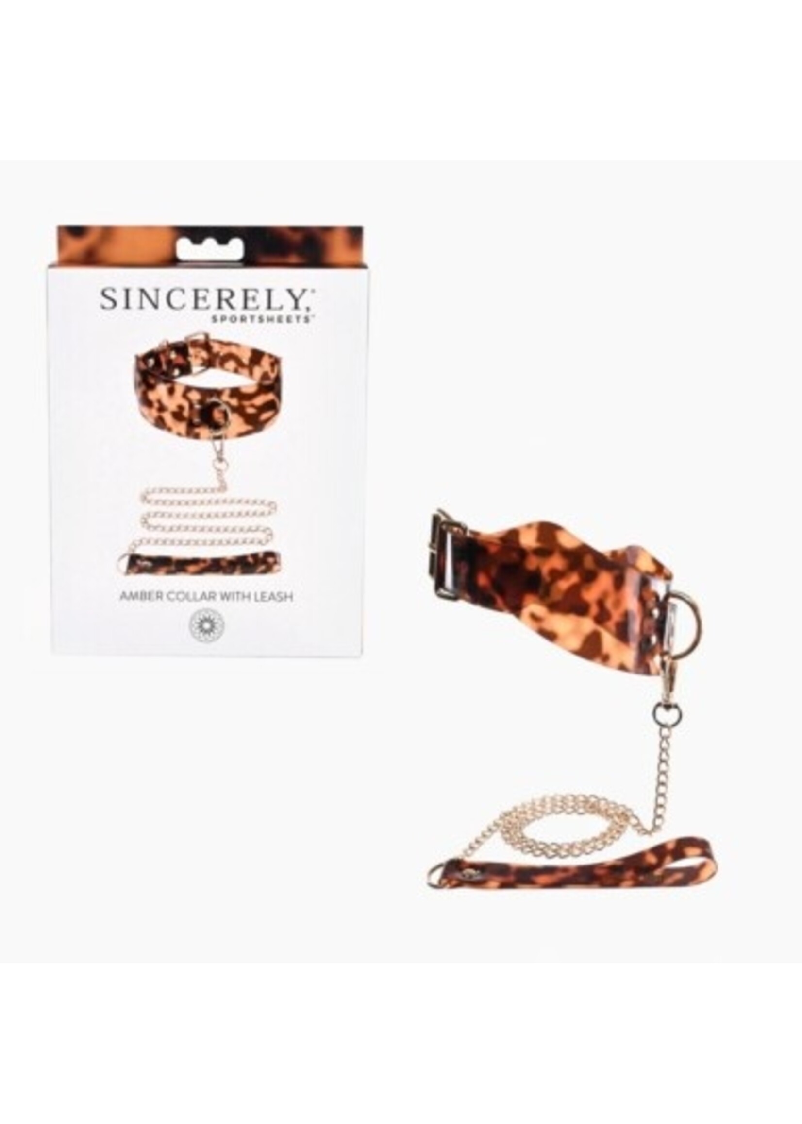 Sincerely Sincerely Amber Collar With Leash