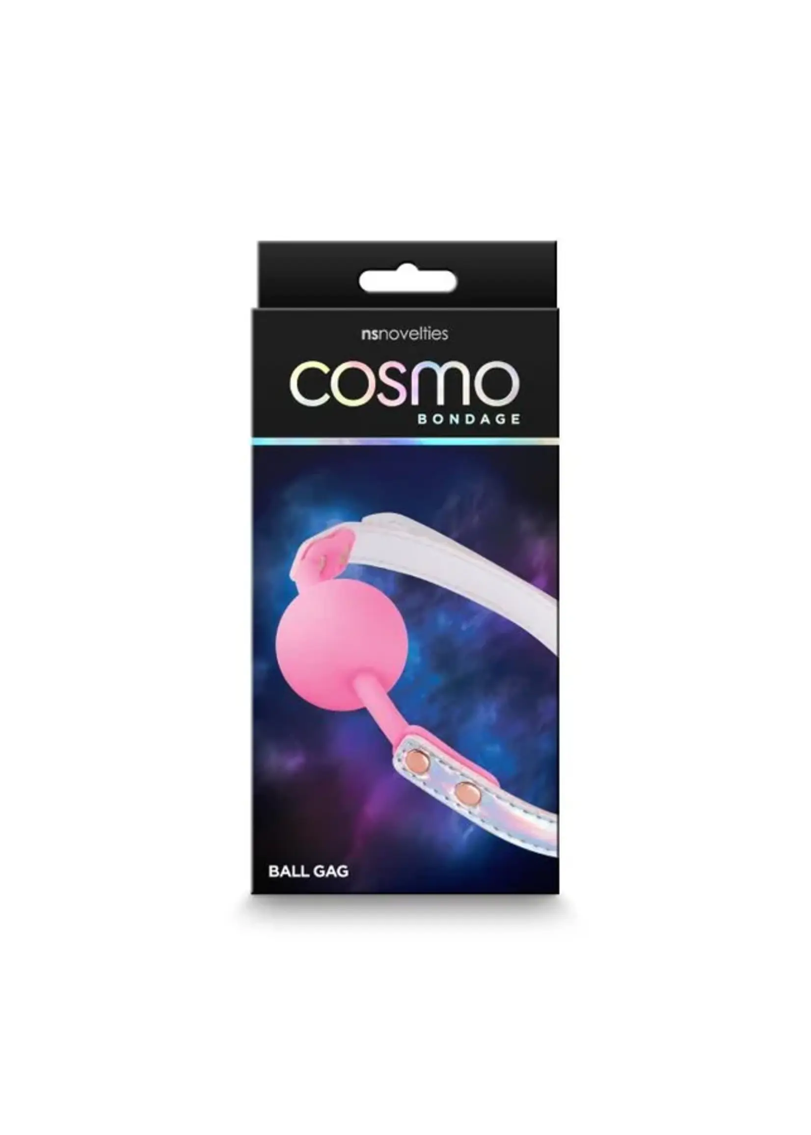 nsnovelties Cosmo Bondage Ball Gag - Iridescent