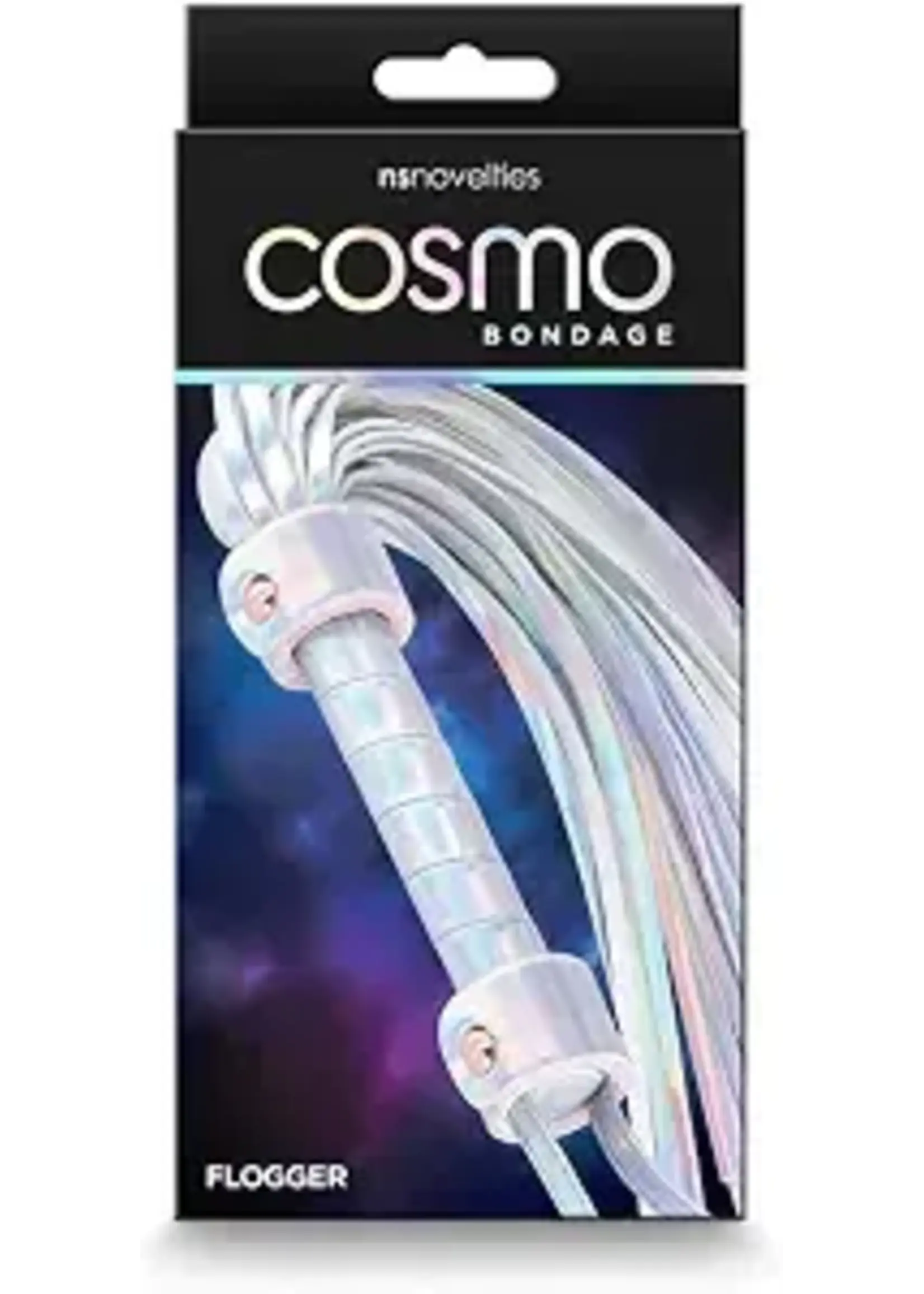 nsnovelties Cosmo Bondage Flogger - Iridescent