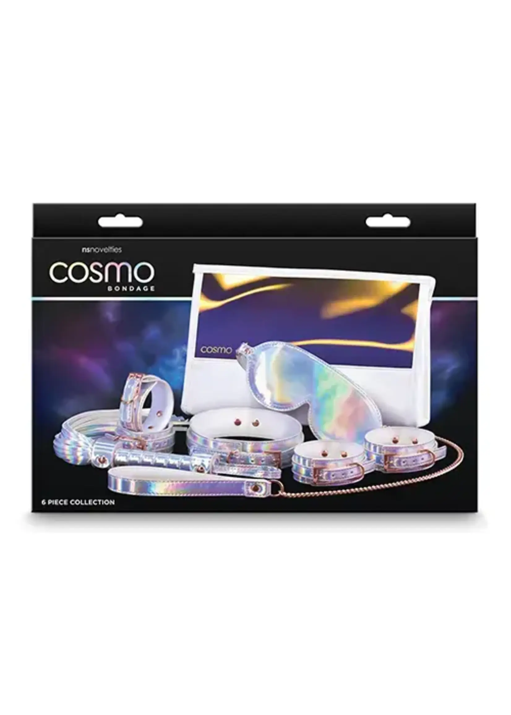 nsnovelties Cosmo Bondage 6 Pc Kit - Iridescent