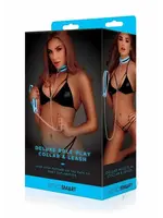 Whipsmart WhipSmart Glow In The Dark Blue - Deluxe Roleplay Collar & Leash