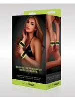 Whipsmart WhipSmart Glow in the Dark Deluxe Detachable Buckle Cuffs - Green