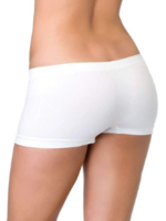 Leg Avenue 2995 Spandex Boy Shorts White