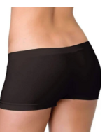 Leg Avenue 2995 Spandex Boy Shorts BLACK