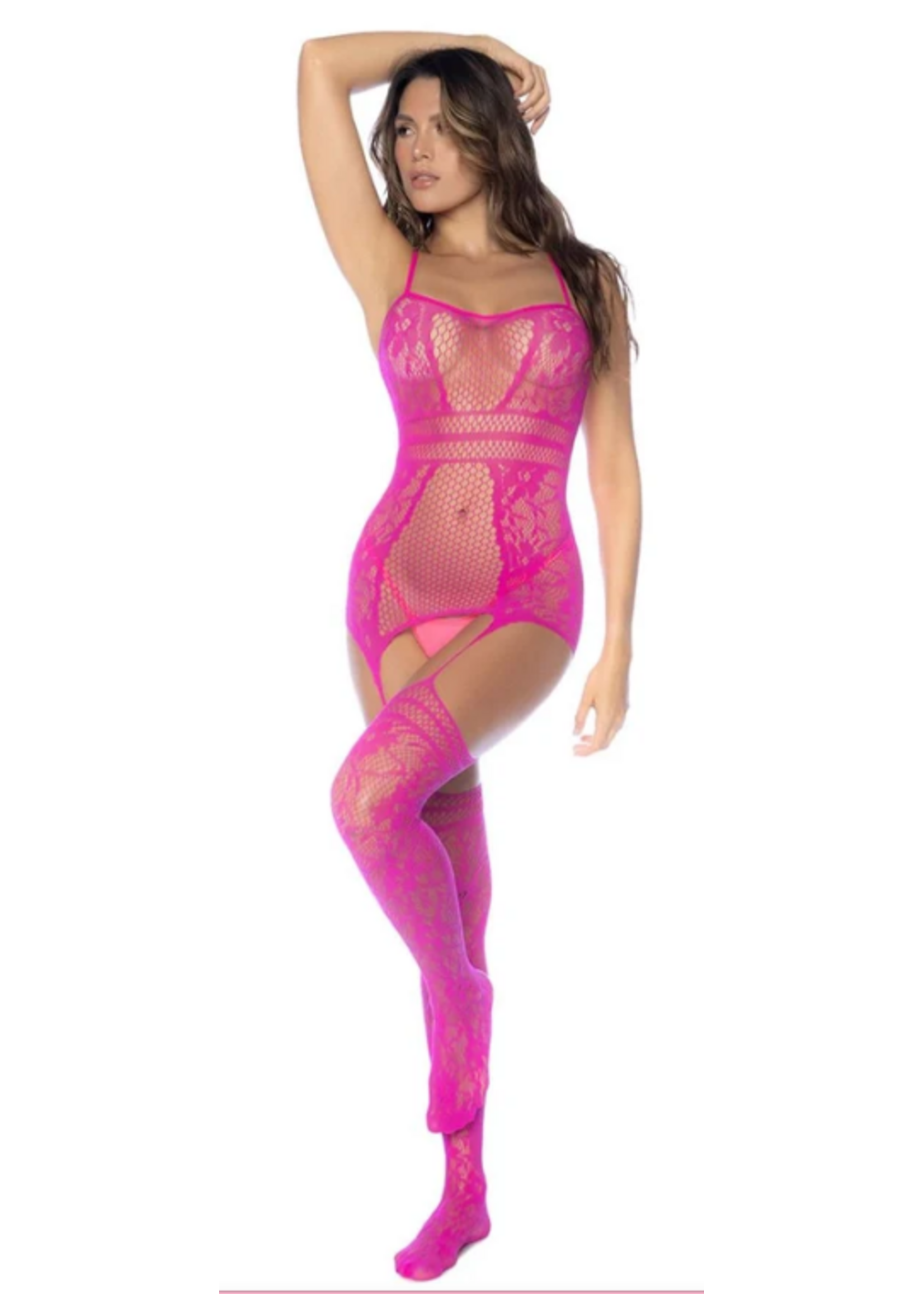 Mapale Lingerie 1105 Neon Pink O/S