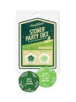 Pipedream Wood Rocket Stoner Party Dice Game - Green