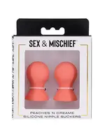 Sex & Mischief Sex & Mischief Peaches 'n CreaMe Silicone Nipple Suckers