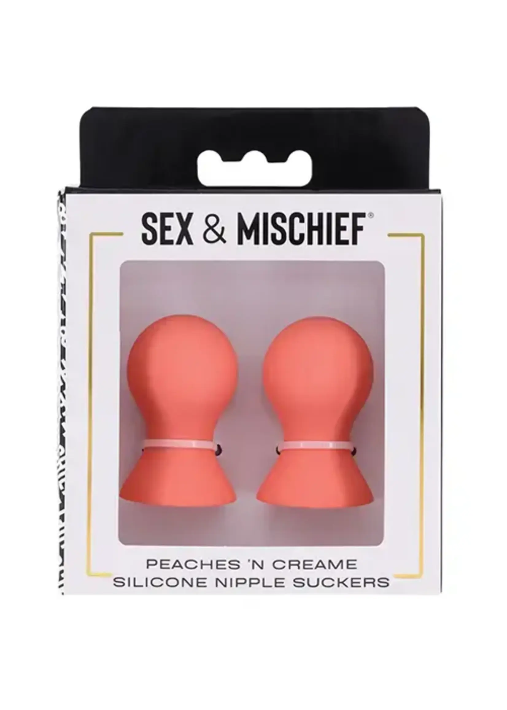 Sex & Mischief Sex & Mischief Peaches 'n CreaMe Silicone Nipple Suckers