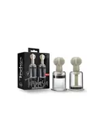Blush Blush Temptasia Clit & Nipple Large Twist Suckers - Clear Set of 2