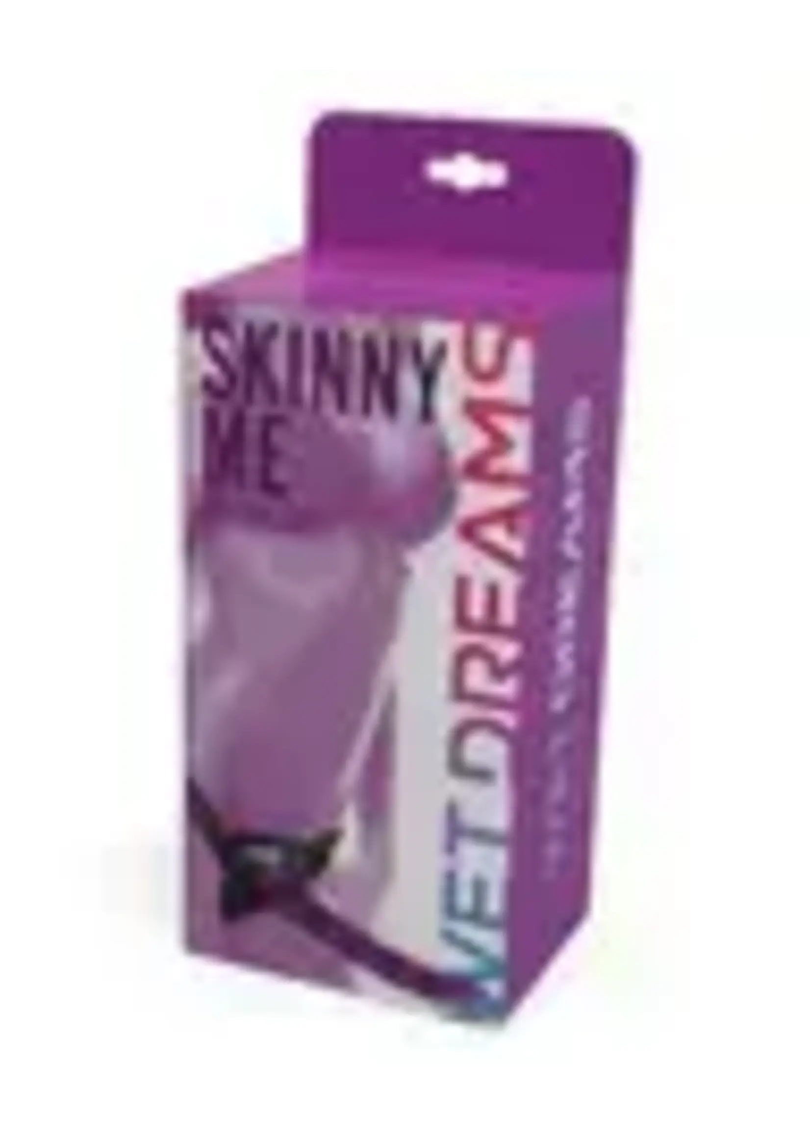 Hott Products Wet Dreams Skinny Me 7" Strap on w/Harness - Purple
