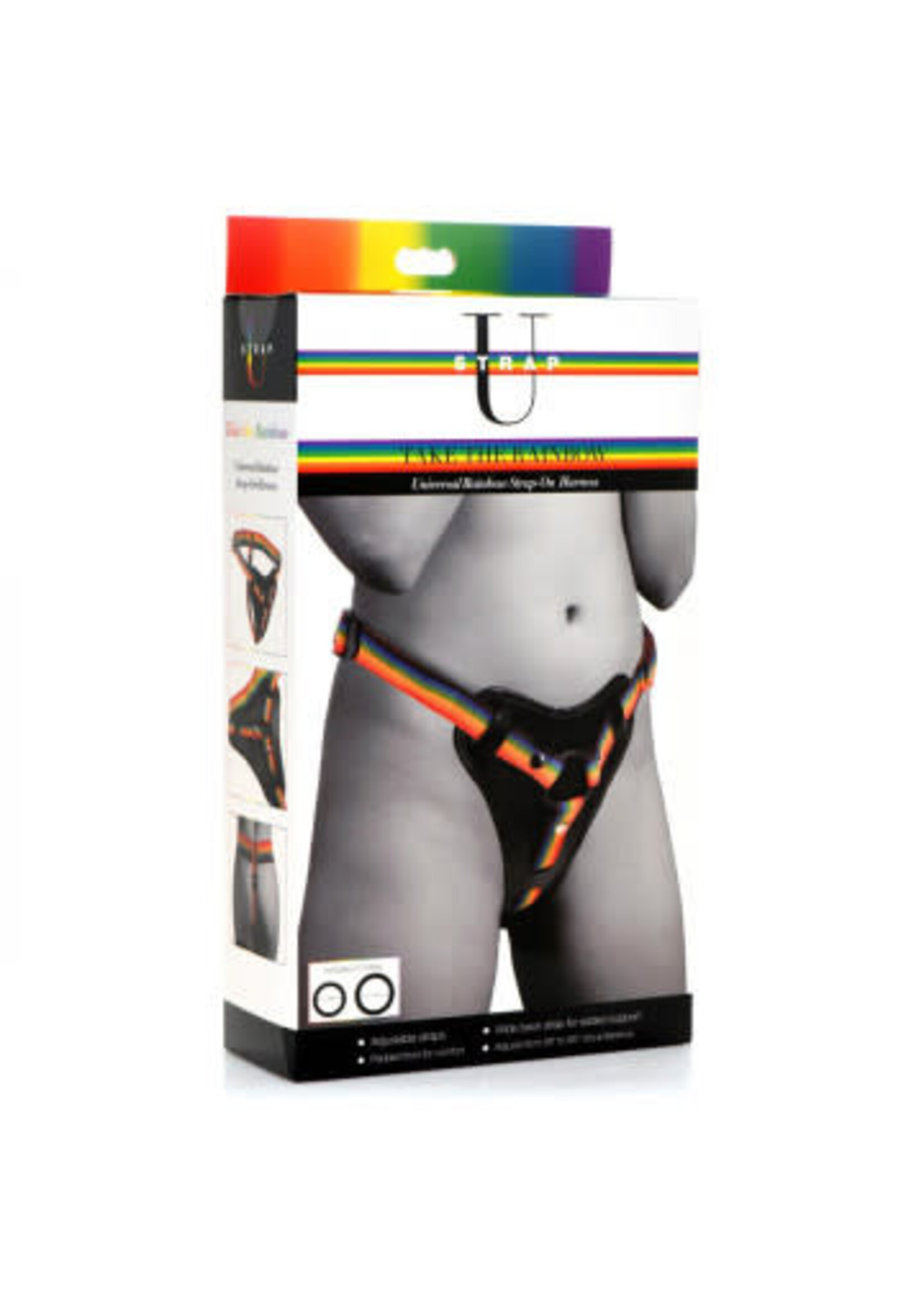 XR Brands Take the Rainbow Universal Harness