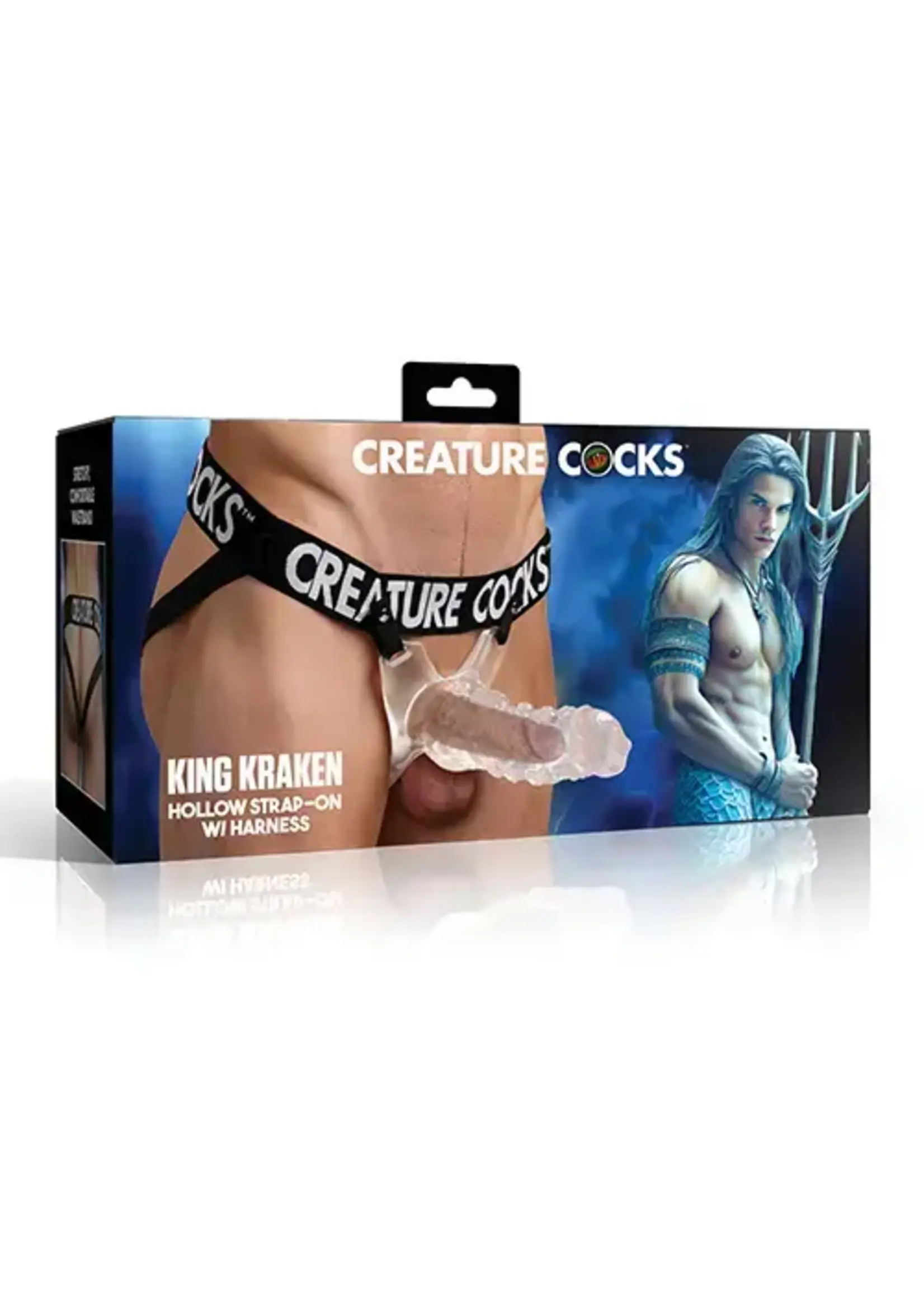 creature cocks Creature Cocks King Kraken Hollow Strap-On w/Harness