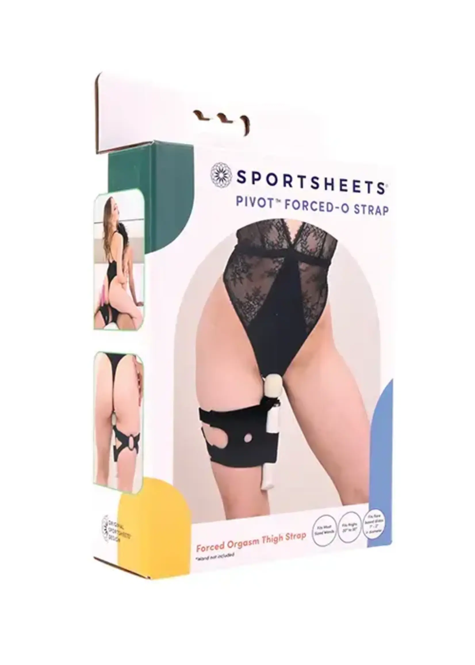 Sportsheets Pivot 2 in 1 Forced-O Strap - Black