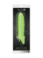 Ouch Shots Ouch Swirl Stretchy Penis Sleeve - Glow in the Dark
