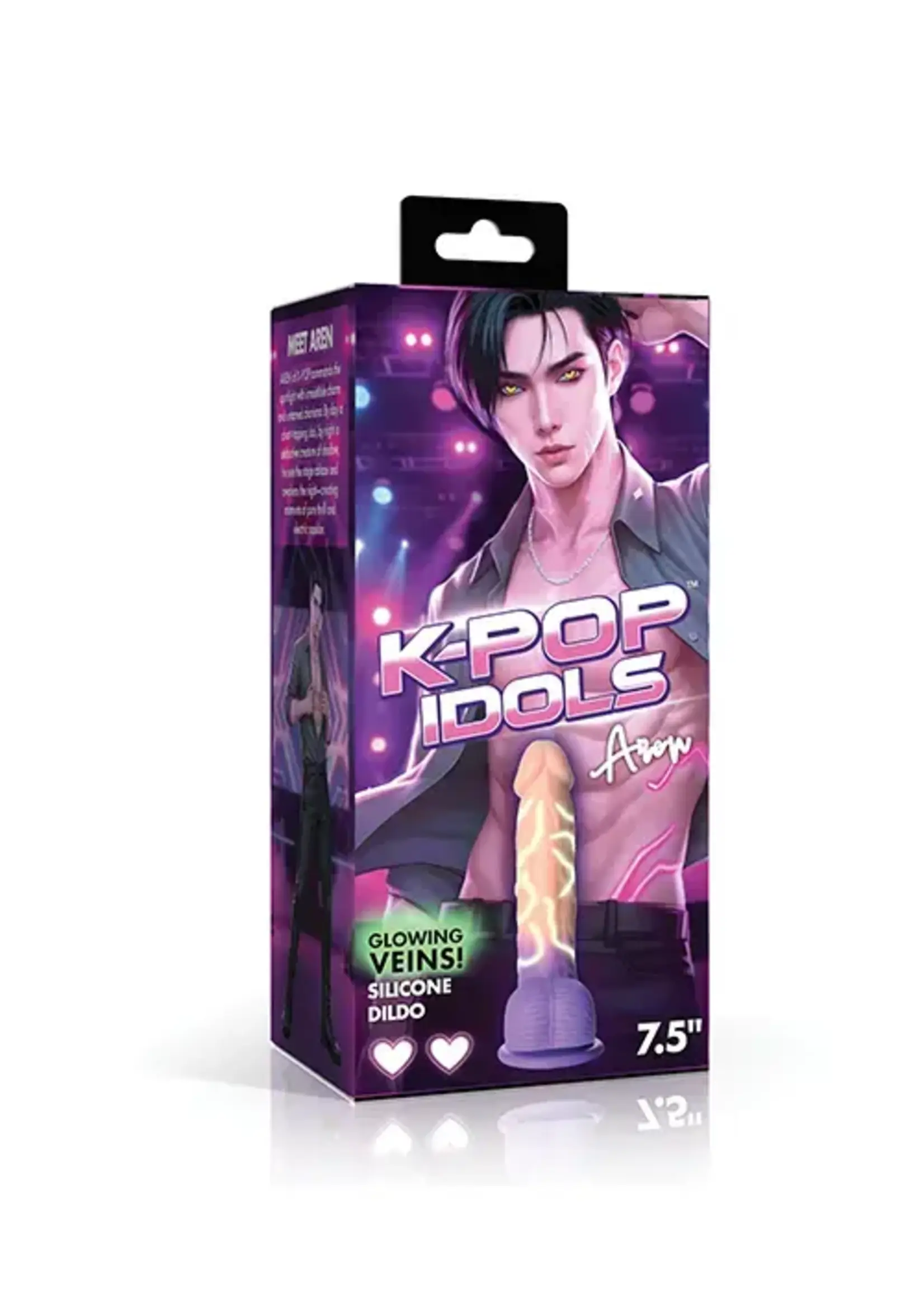 XR Brands K Pop Idols Aren Silicone Dildo with Balls