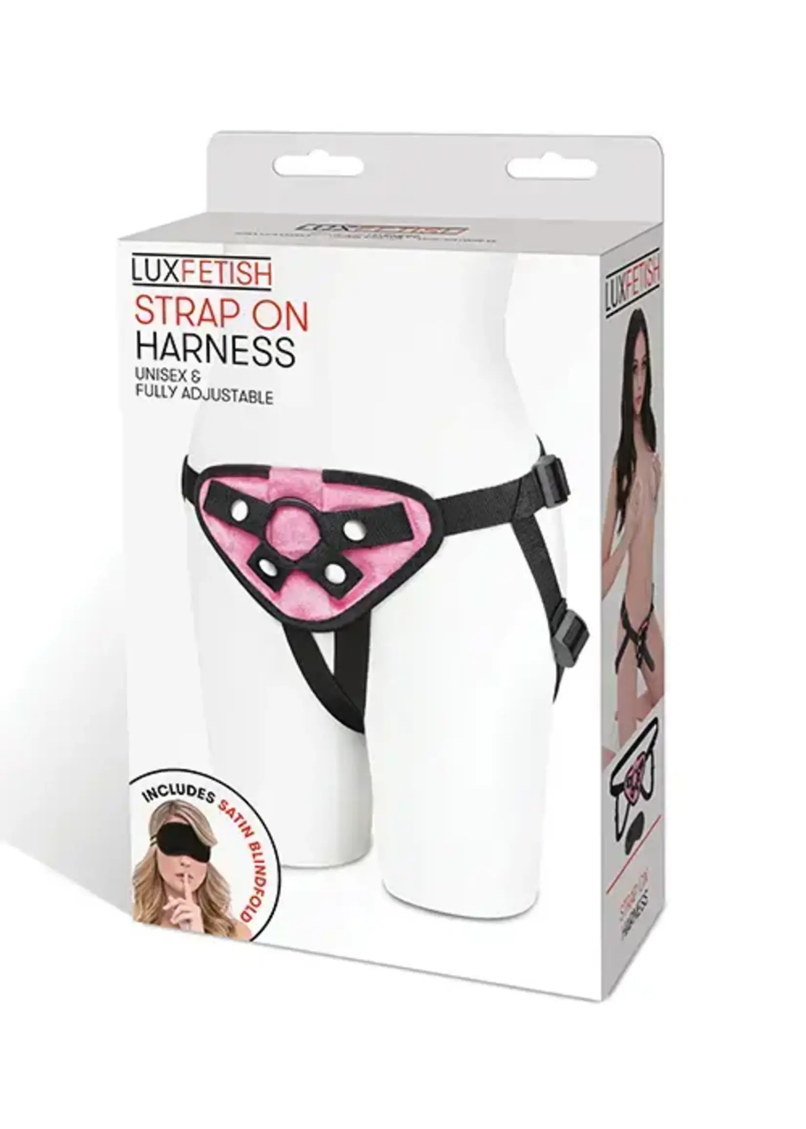 Lux Fetish Lux Fetish Strap On Harness - Pink