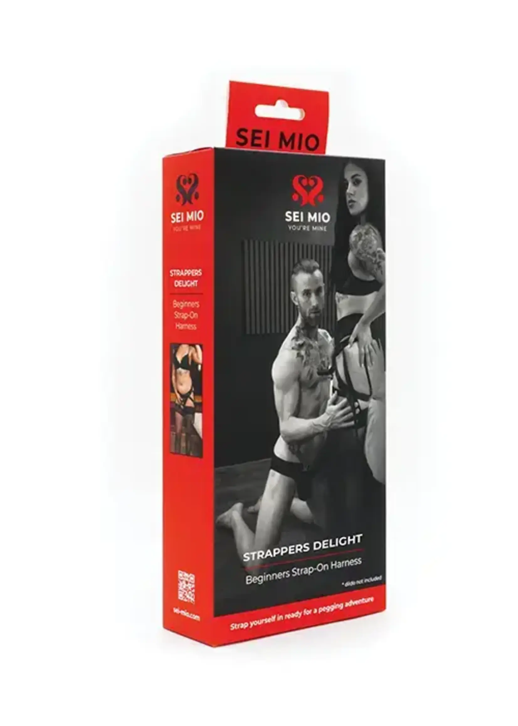 Sei Mio Sei Mio Strappers Delight Beginners Strap-On Harness - Black