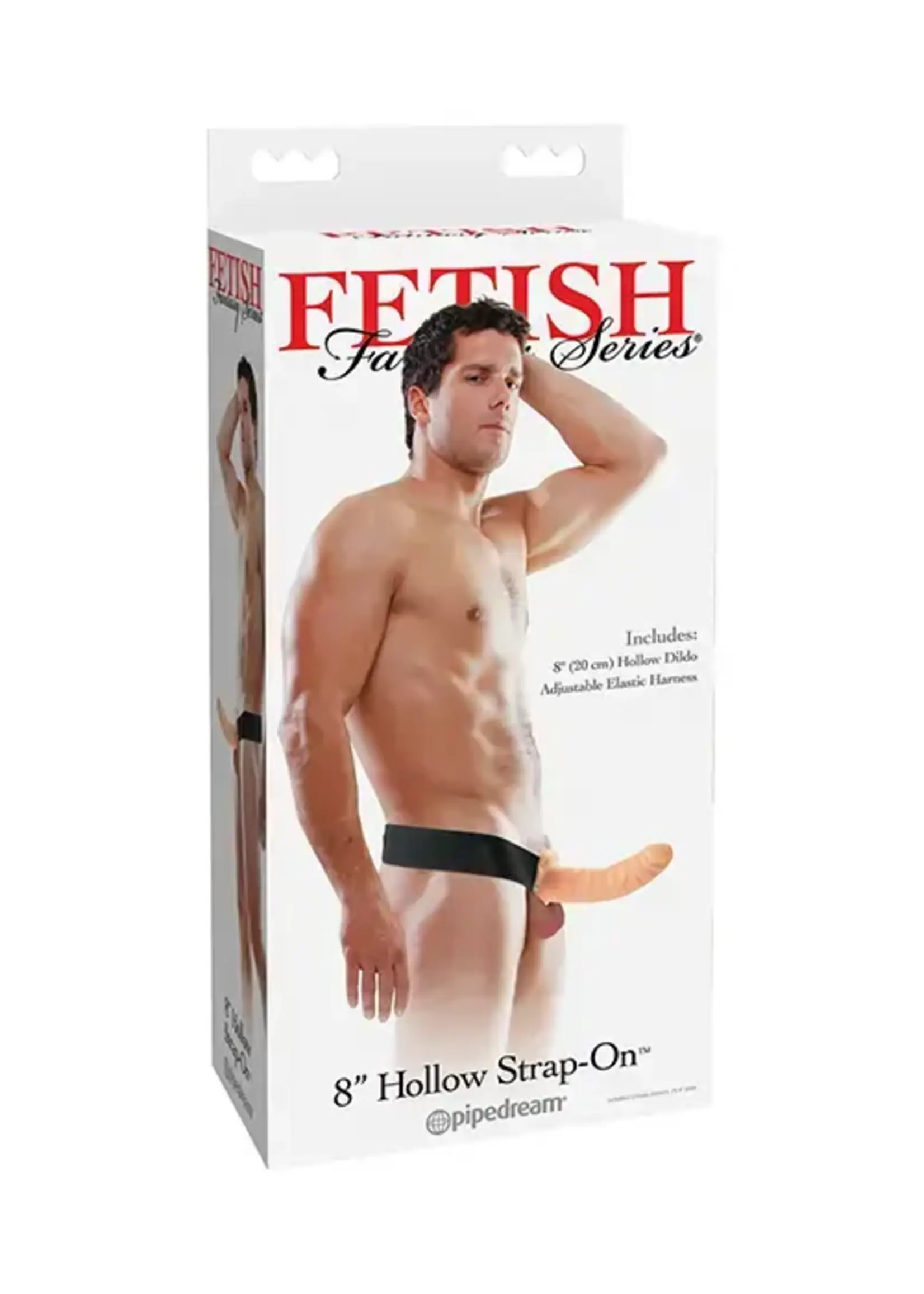 Fetish Fetish Fantasy Series 8" Hollow Strap On - Flesh