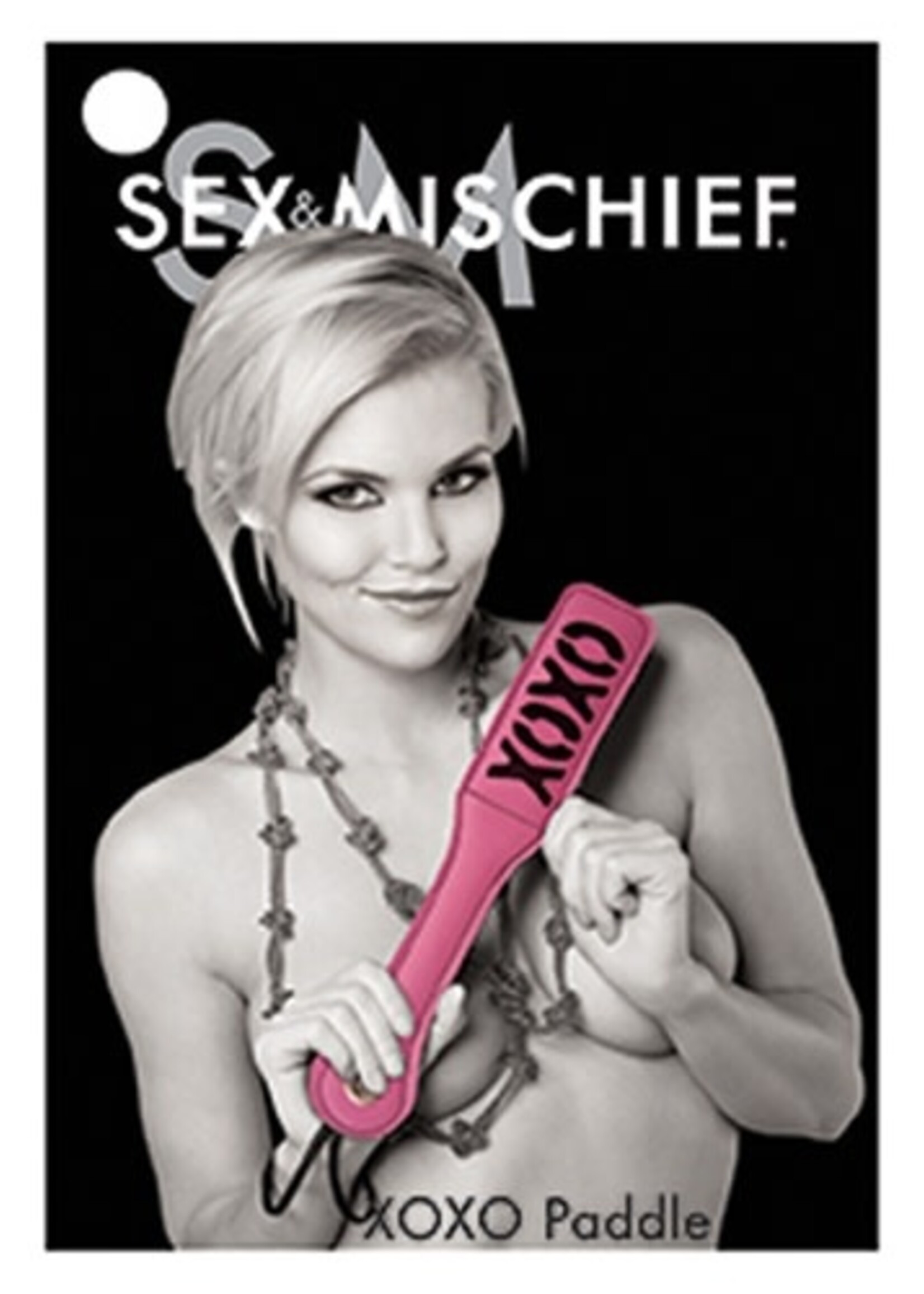 Sex & Mischief Sex and Mischief Xoxo Paddle - Pink