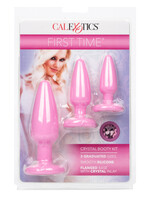 CalExotics First Time Crystal Booty Kit - Pink