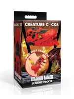 creature cocks Creature Cocks Dragon Tamer Silicone Stroker - Red