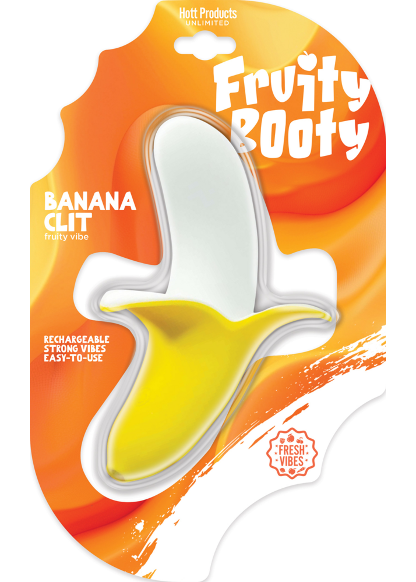 Hott Products Fruity Booty - Banana Clit Mini Vibe
